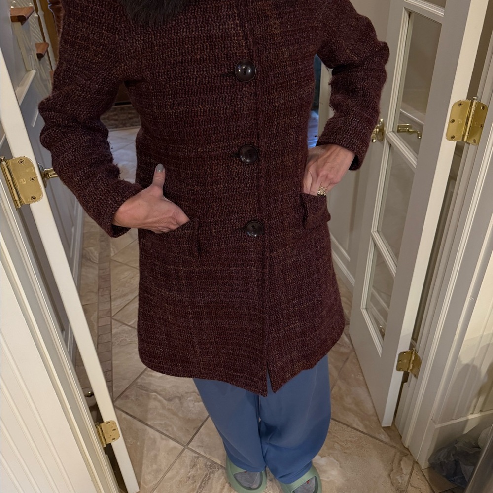 Vintage faux fur trim coat - Picture 2 of 8